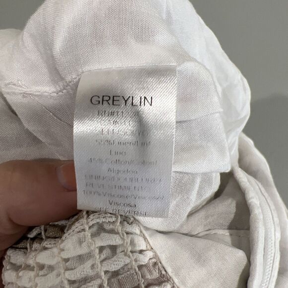 Greylin Jumpsuit Women XS Striped Sleeveless Wide Leg Classic Spring Summer - Picture 9 of 15